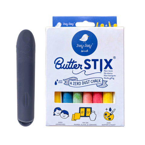 ButterStix® Set - 12 Pack of Assorted Colors with Holder